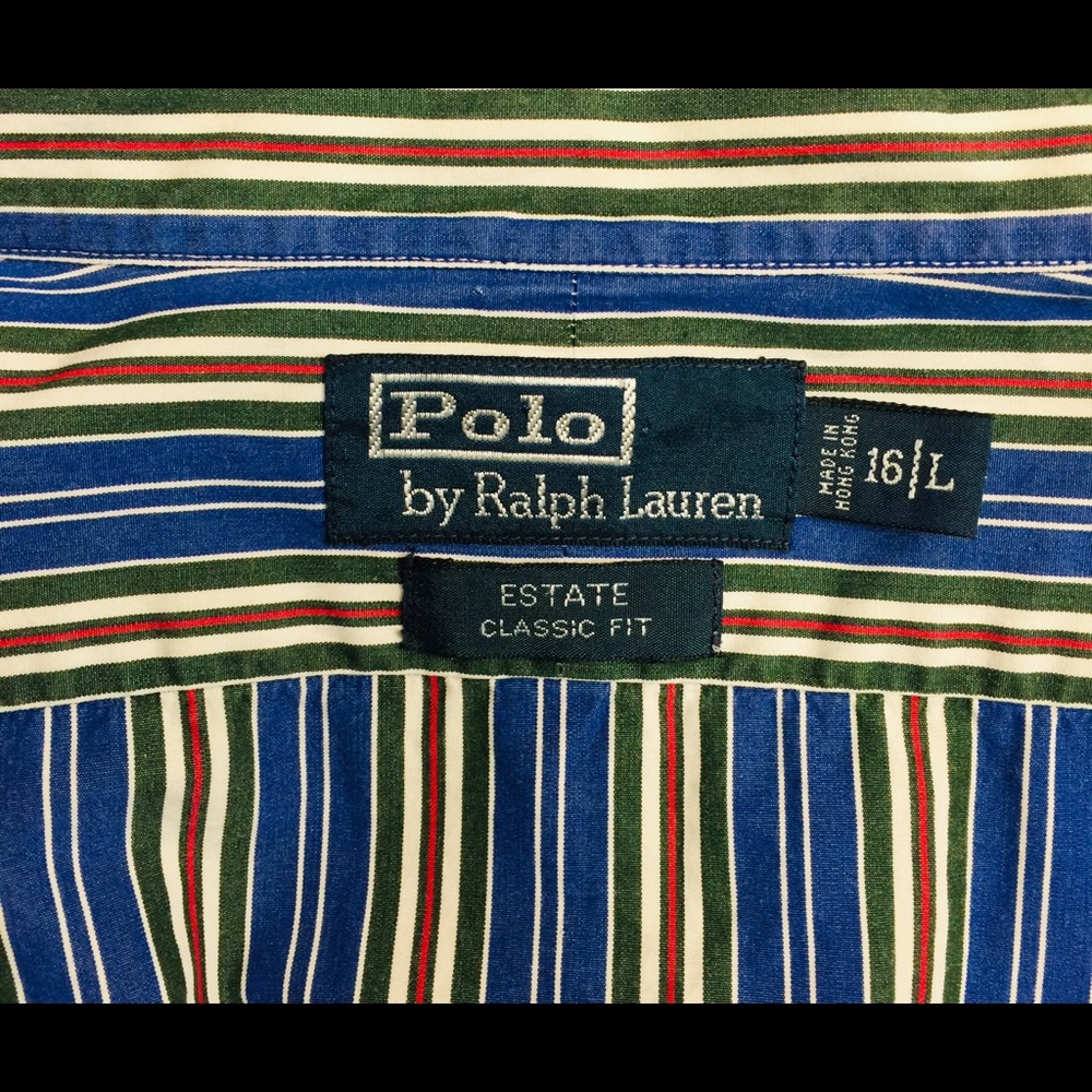 Ralph Lauren Polo Estate Classic Shirt 16 / Large - Picture 5 of 6